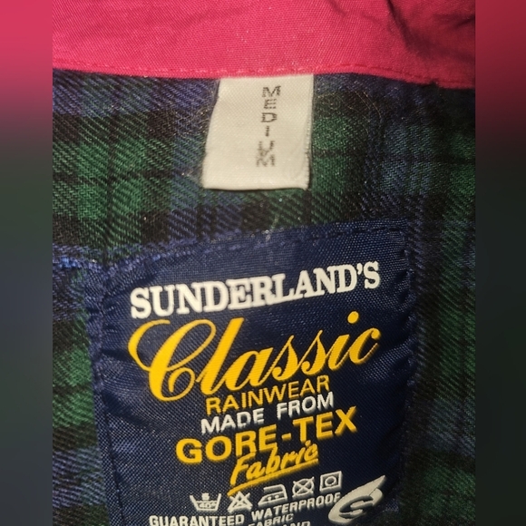 Sunderland's of Scotland Gore-Tex Rain Jacket WGP European Tour 90s 80s - Picture 8 of 12